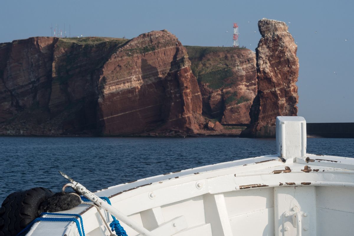 Börteboot auf Helgoland